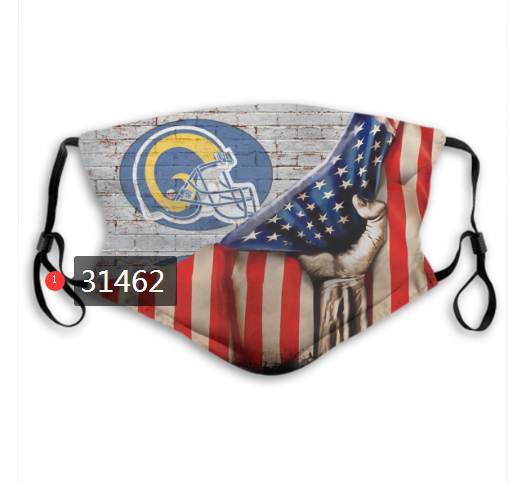 NFL 2020 Indianapolis Colts 124 Dust mask with filter
